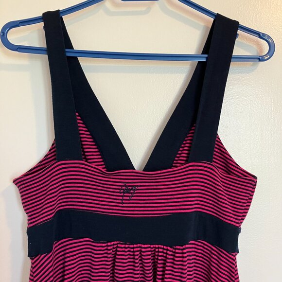 Garage Striped Pink Dress Women's Size Medium - Picture 3 of 6